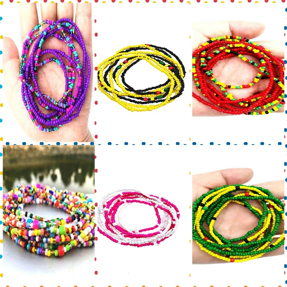 African waist beads